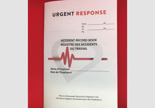 First Aid Reporting Form Booklet